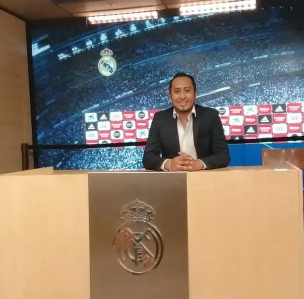 Miguel Ángel Colorado en una sala de prensa en Madrid